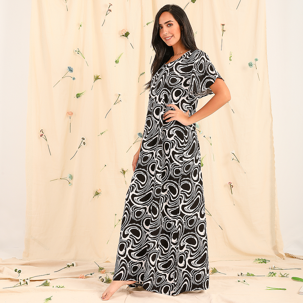 Long Japanese viscose shirt 