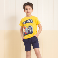 finish My boys' pajamas, half sleeves, shorts
