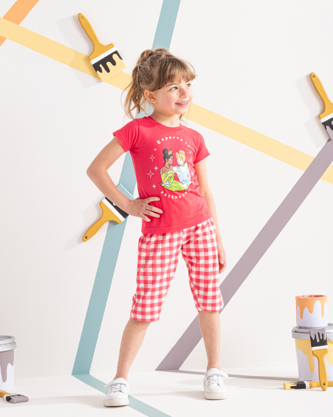 Cinderella بيجامة بناتي Disney