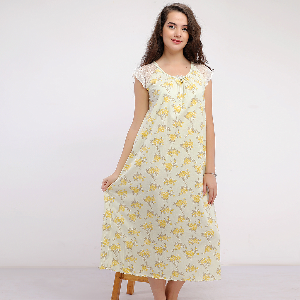 قميص نوم جابونيز مشجر قصير