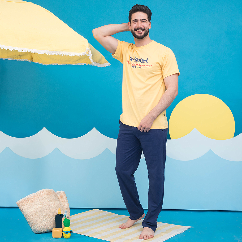 x-sport cool summer pajamas half sleeve pants