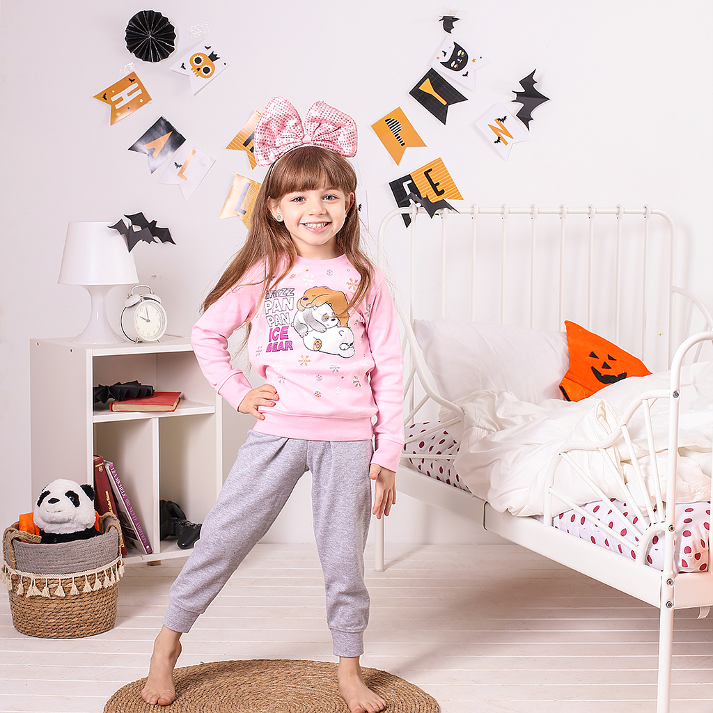 ice bear girls' pajamas