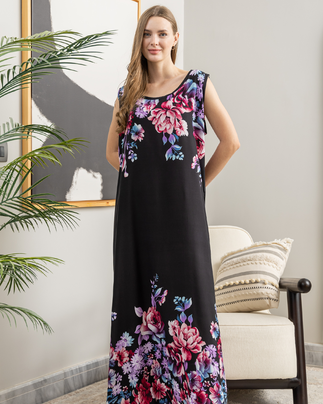 قميص فسكوز كت طويل 25