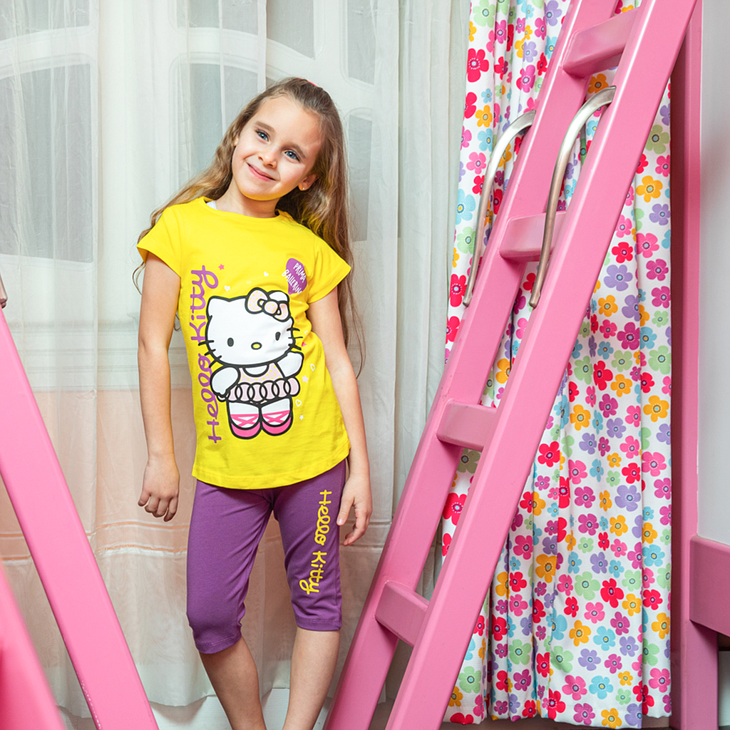 hello kitty girls pajamas 
