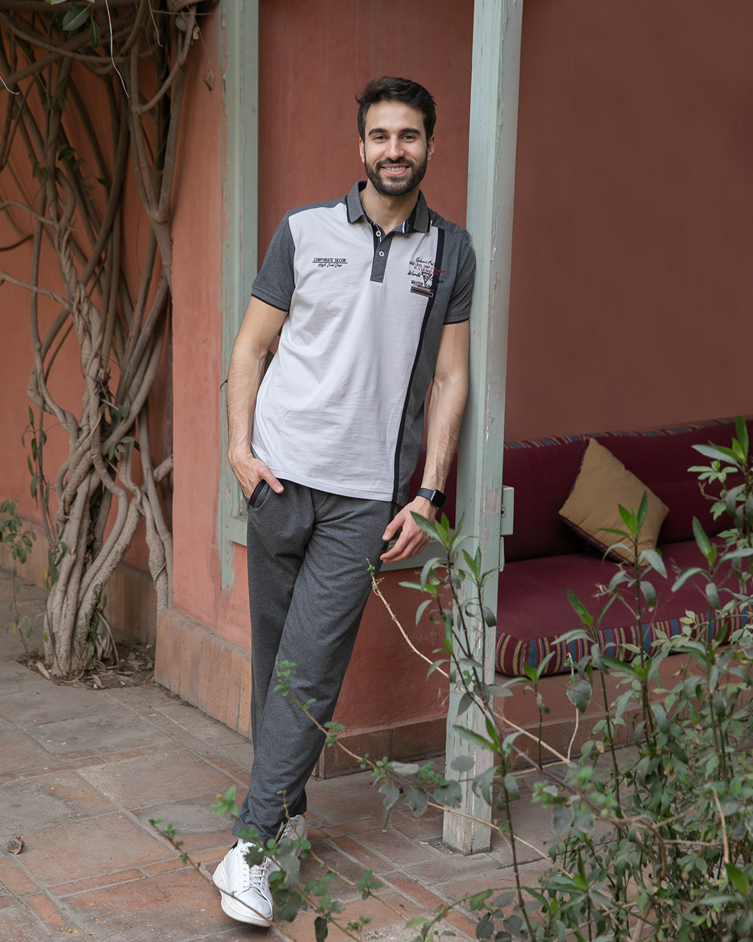 CORPORATE SECOR بيجامه رجالي زراير