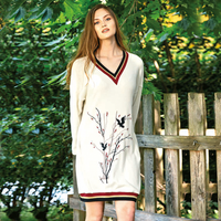 Women's Tree and Bird V Nightshirt