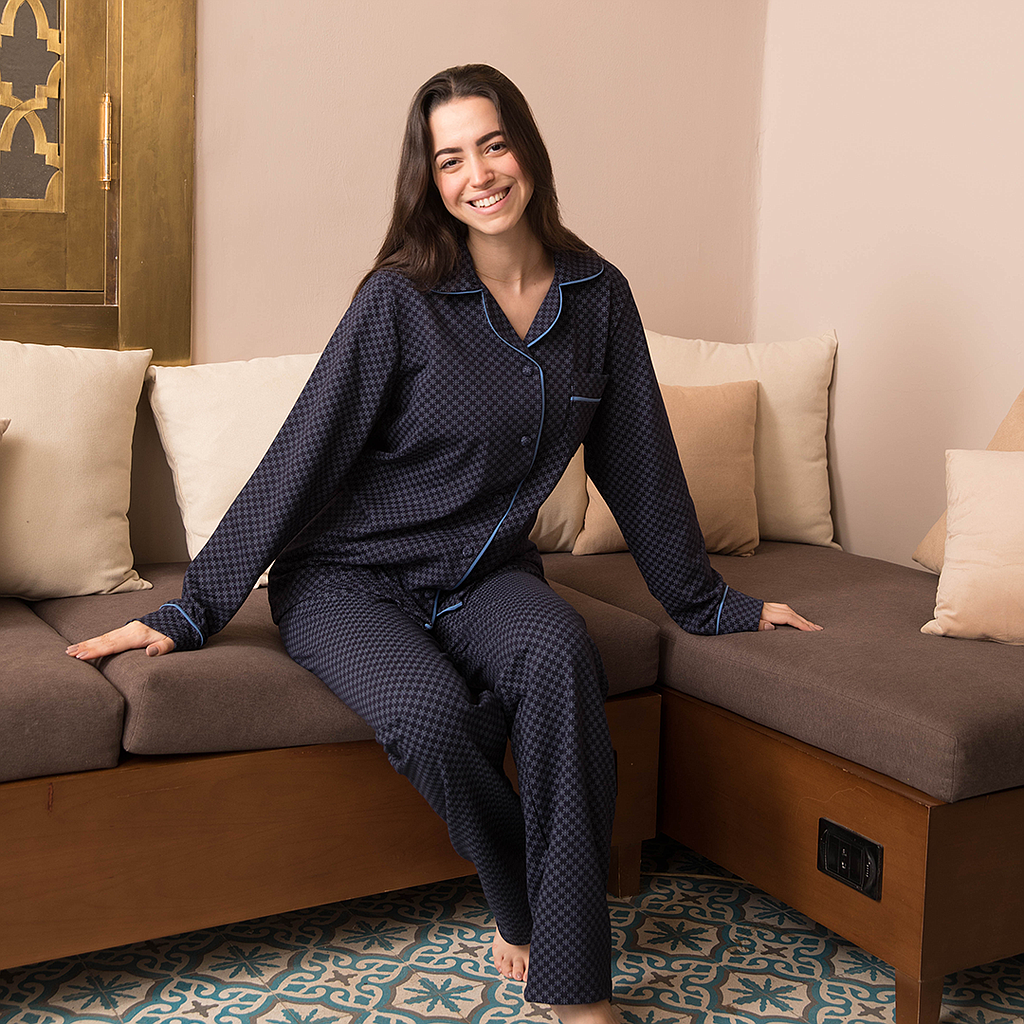 بيجاما حريمي مربعات