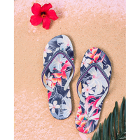 Hawaiian flower women's slippers
