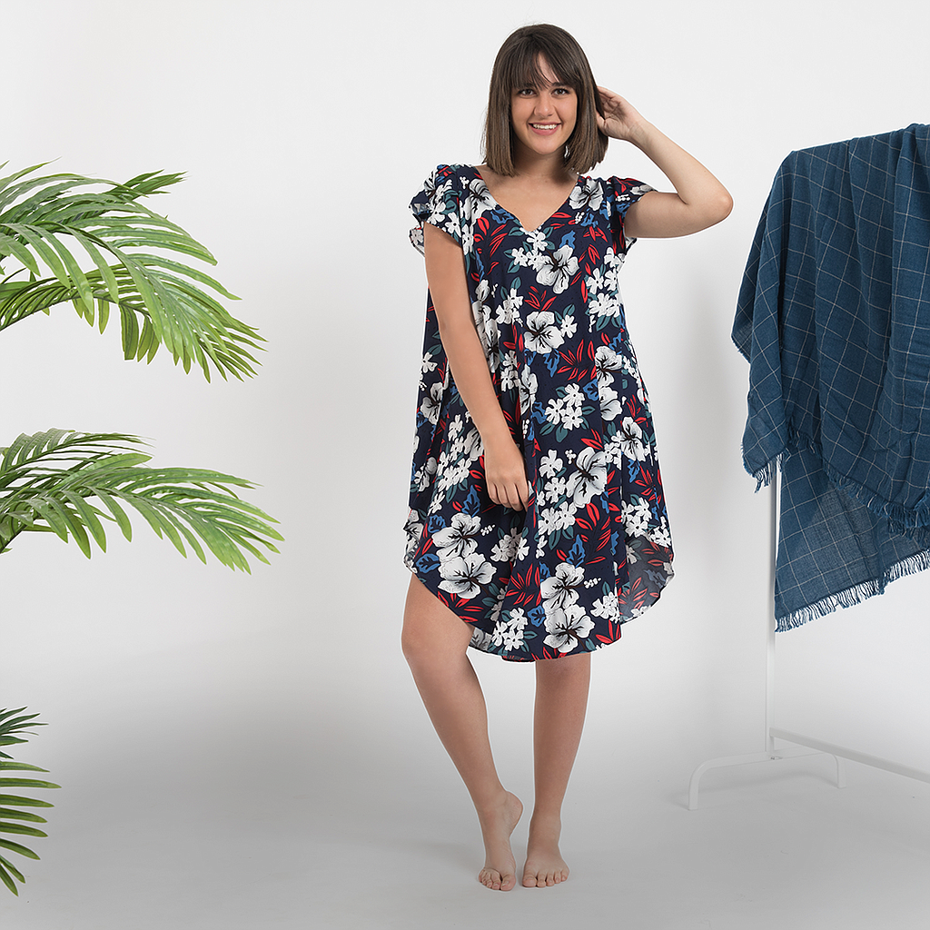 Japonese viscose shirt and roses