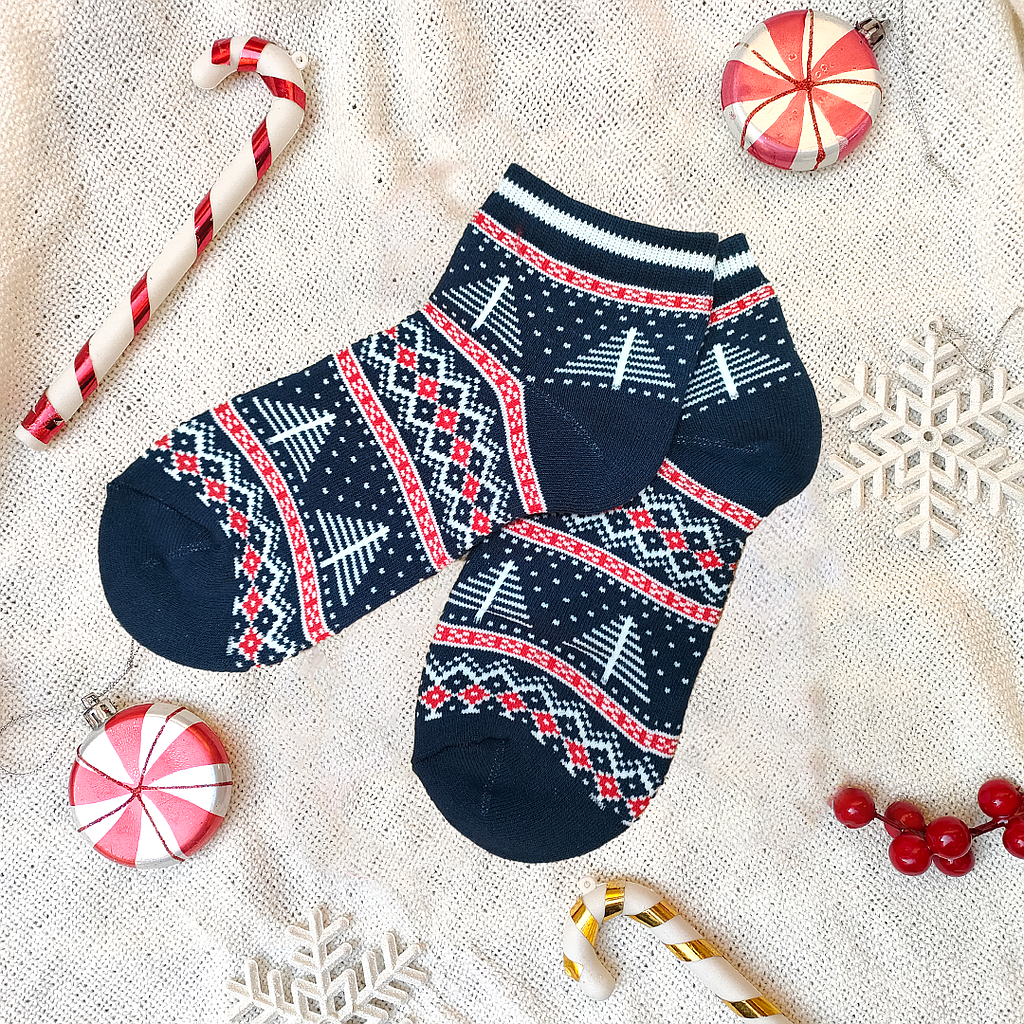 شراب حريمي هاف سوكيت منقوش