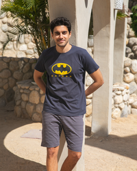 batman mens pajama shorts