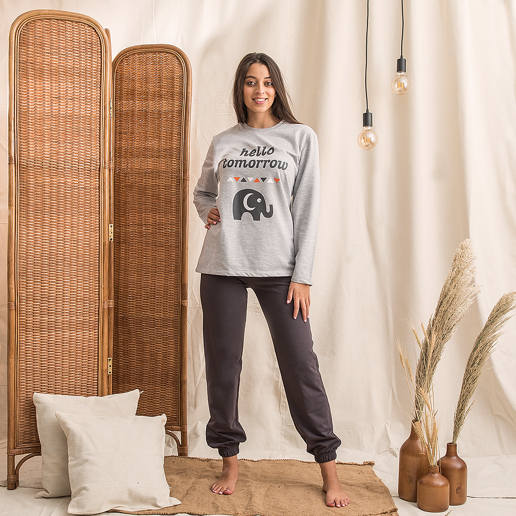 hello tomorrow بيجاما حريمي