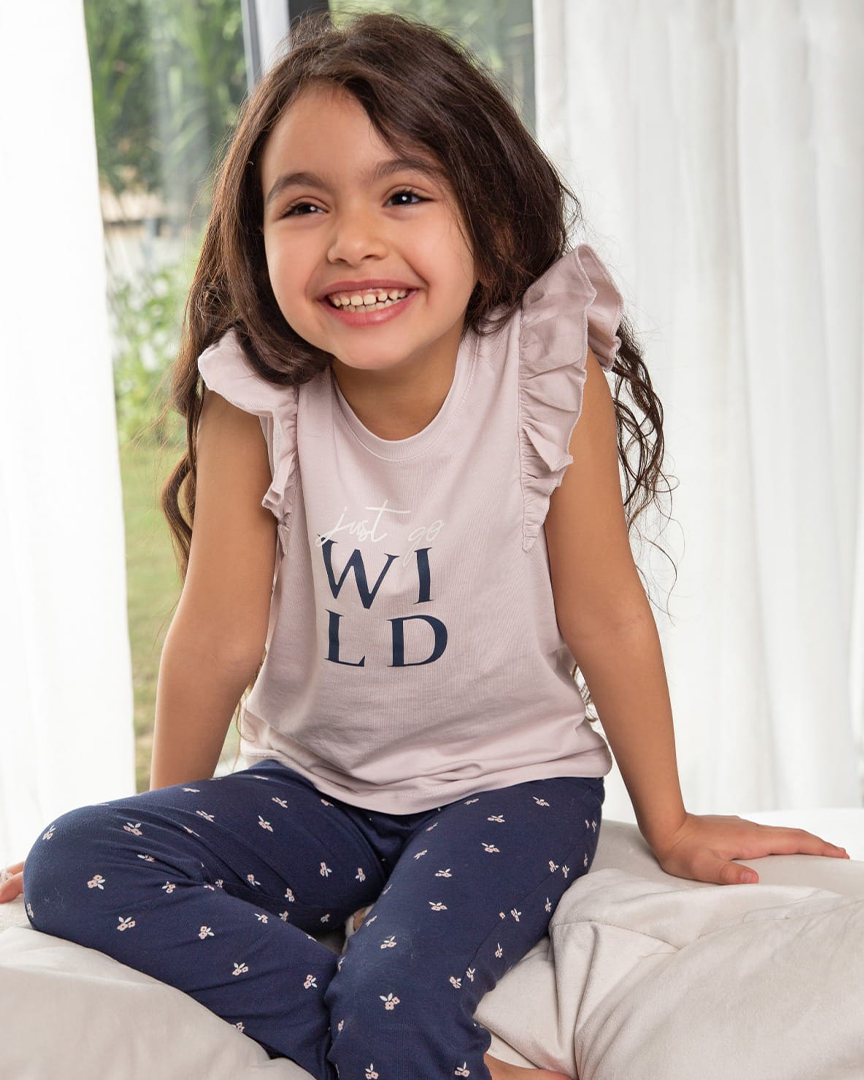 WILD بيجامه بناتي