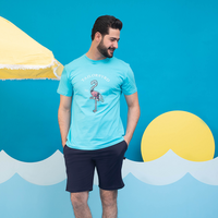 FLOWER Flamingo  بيجاما شورت رجالي