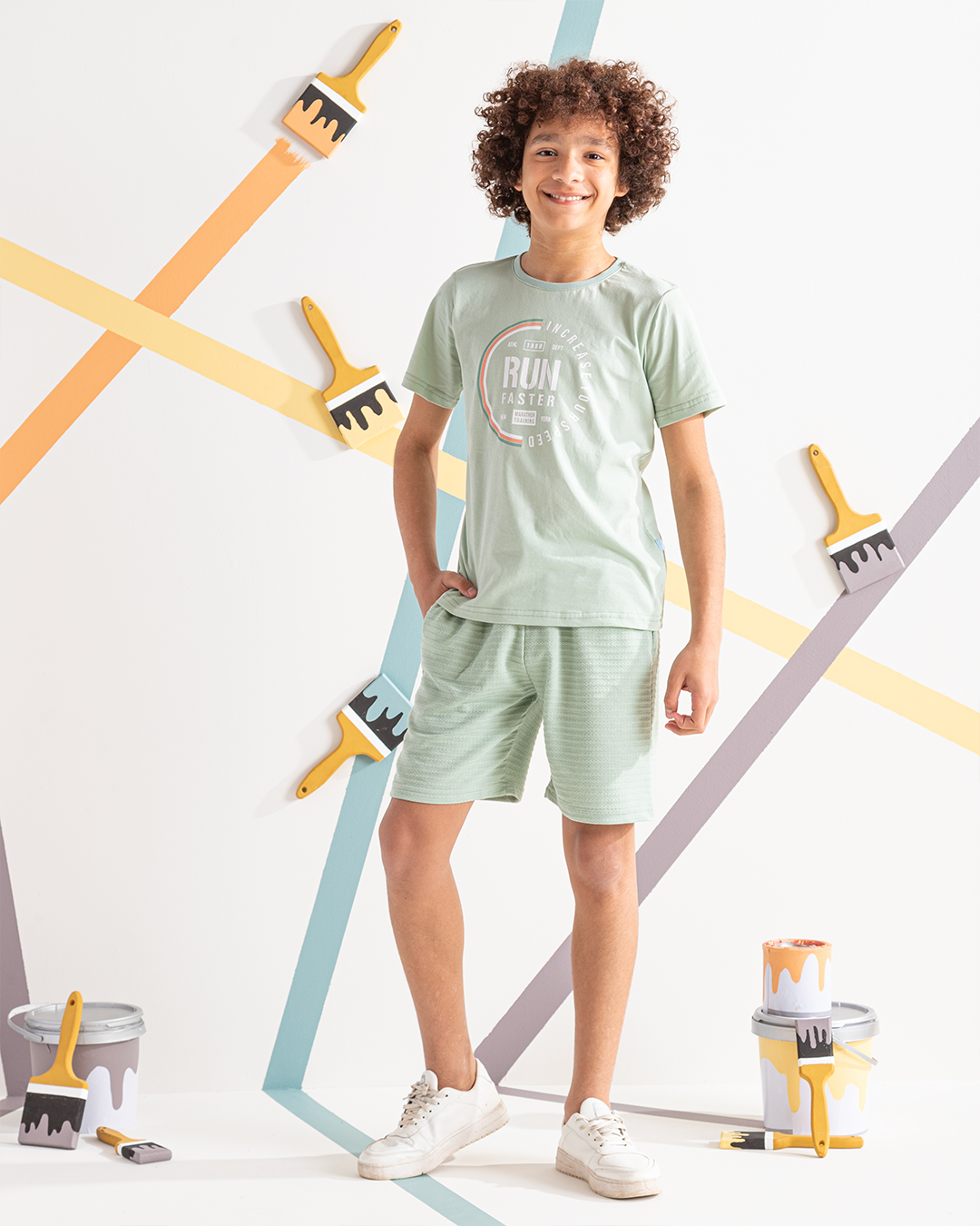 Run Faster بيجاما أولادي جونيور