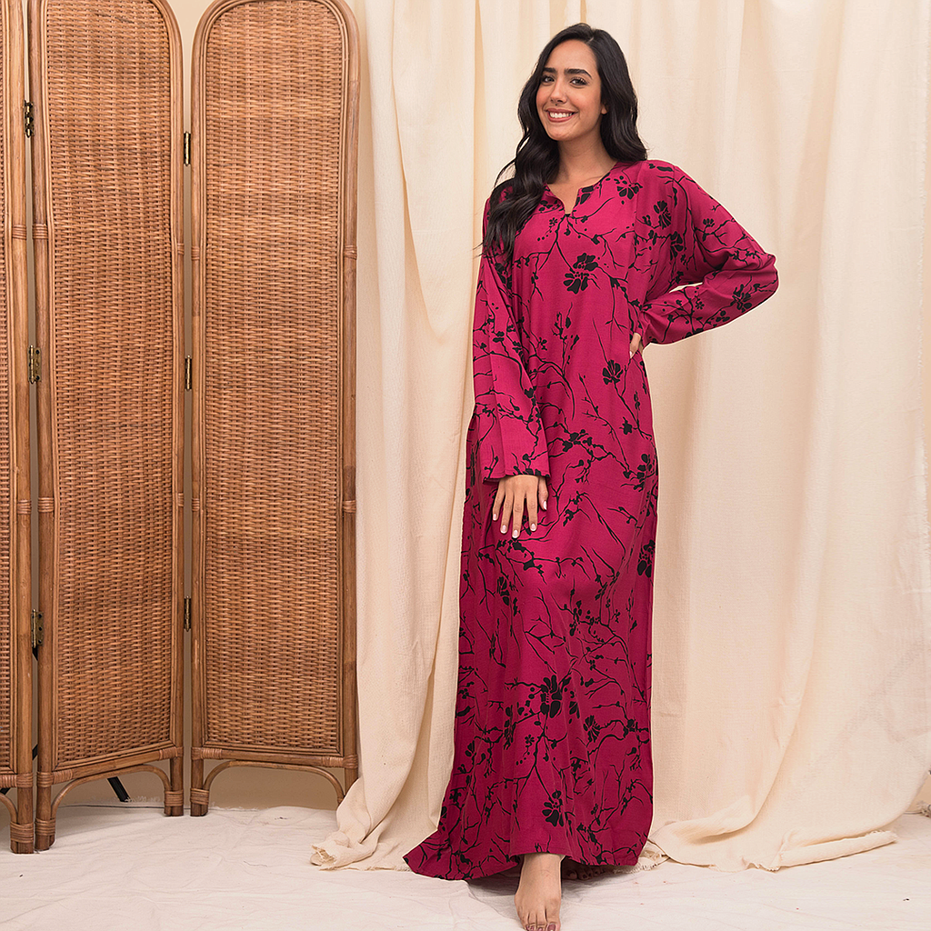 Viscose shirt with floral sleeves29 