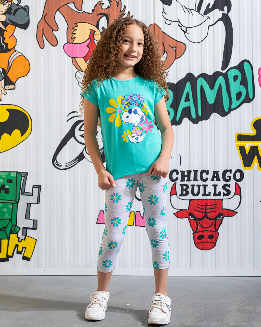 MARVY FLOWER snoopy بيجامه بناتي