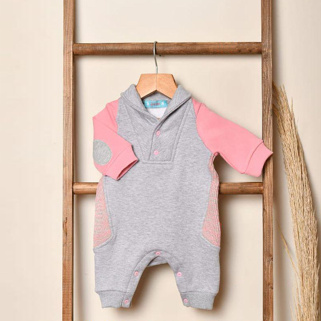Basic pink x shane collar jumpsuit