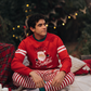 Santa is my holiday alarm Men's Christmas Pajamas