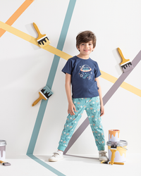 Space love بيجامه اولادي