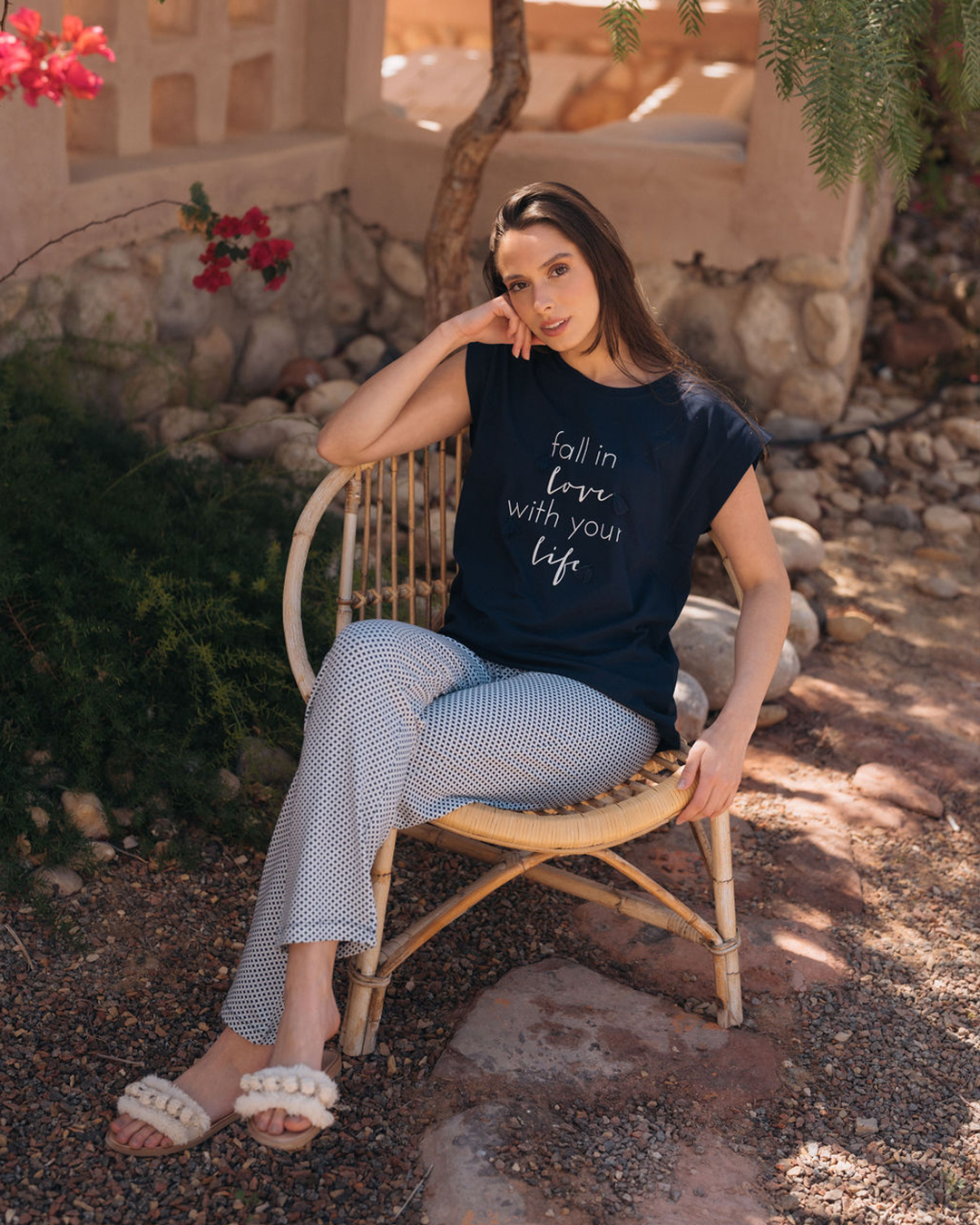 Fall in love بيجامه حريمي