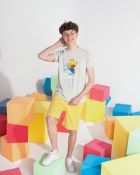 hello summer pajama boys shorts striped