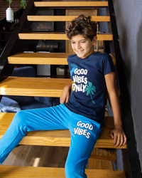 GOOD VIBES  boys pajamas