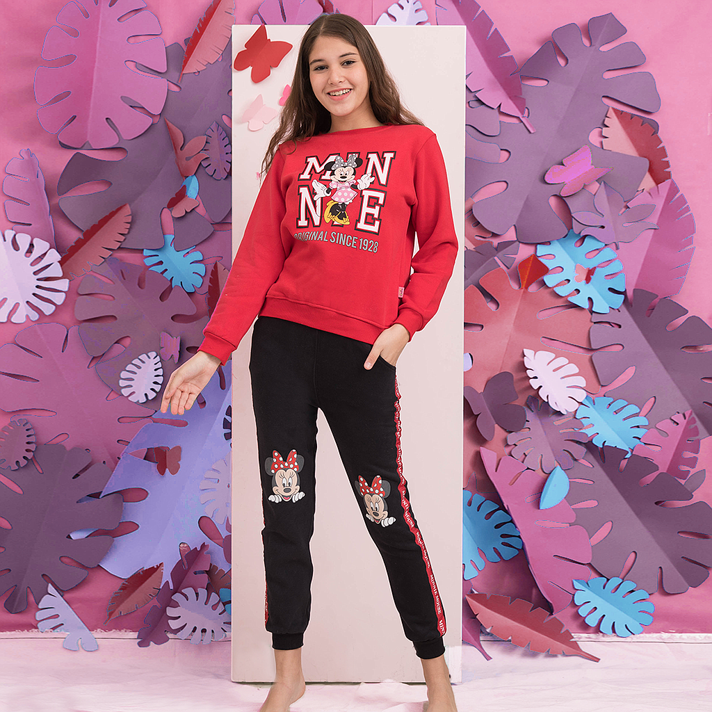 MINNIE بيجاما بناتي ميني ماوس