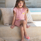 striped snoopy girls nightshirt