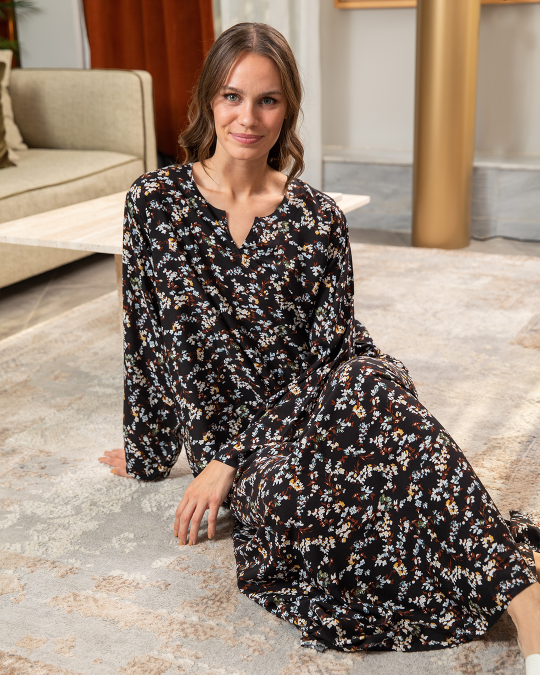 Viscose shirt with sleeves 47