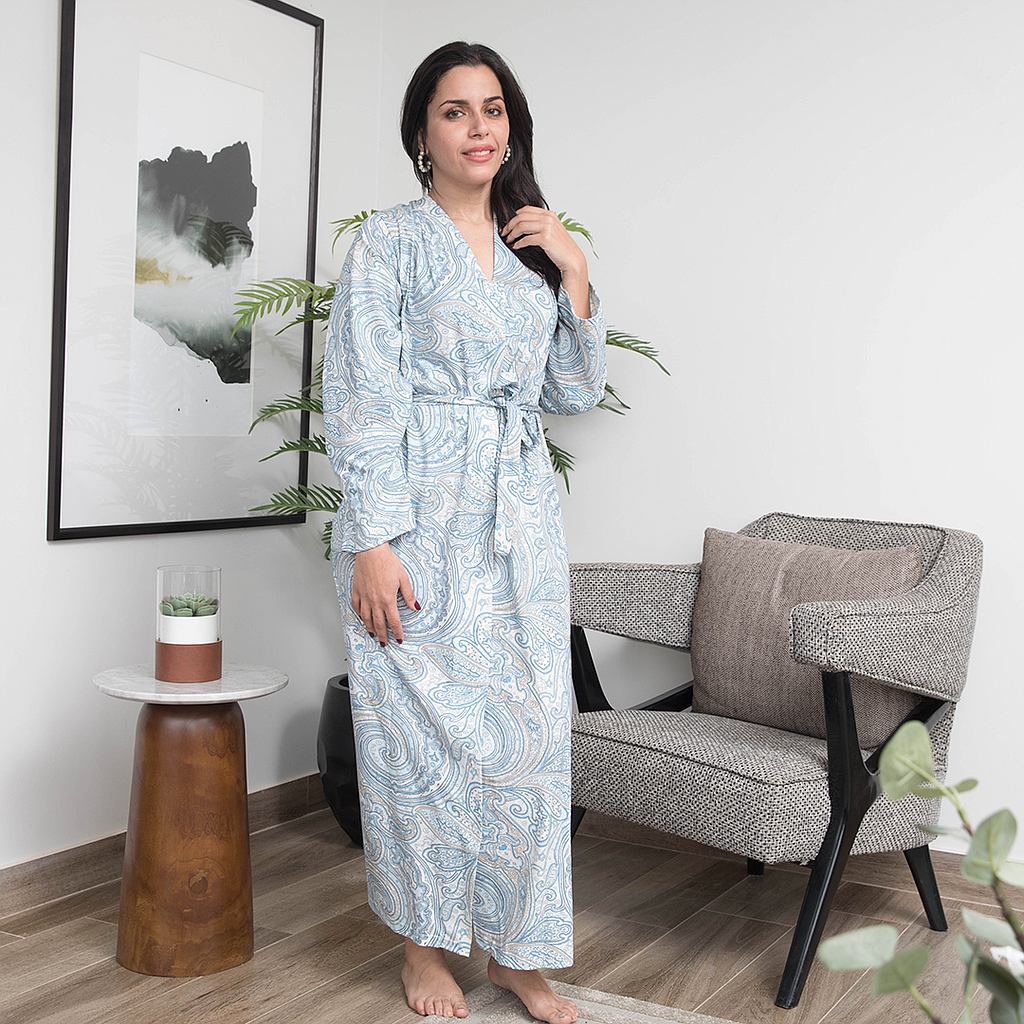 روب نقشه كشمير طويل بزراير