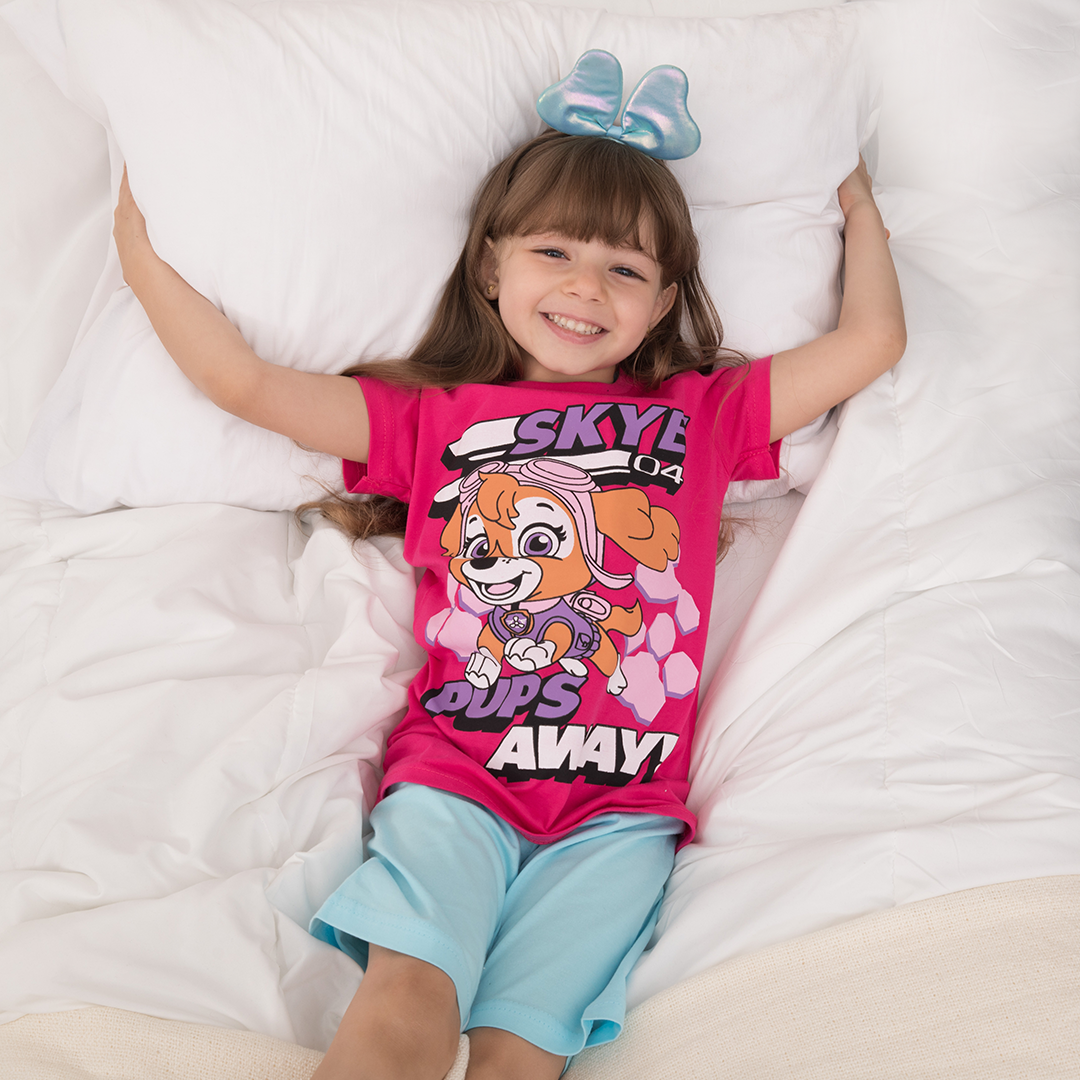 DS-Sky Pups away Girls' pajamas 