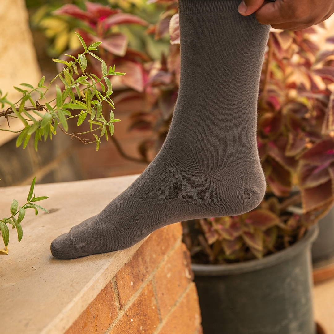 Lycra plain men's socks