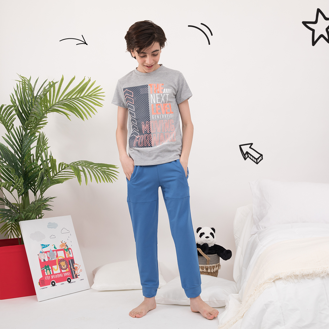 My boys NEXT LEVEL pajama pants