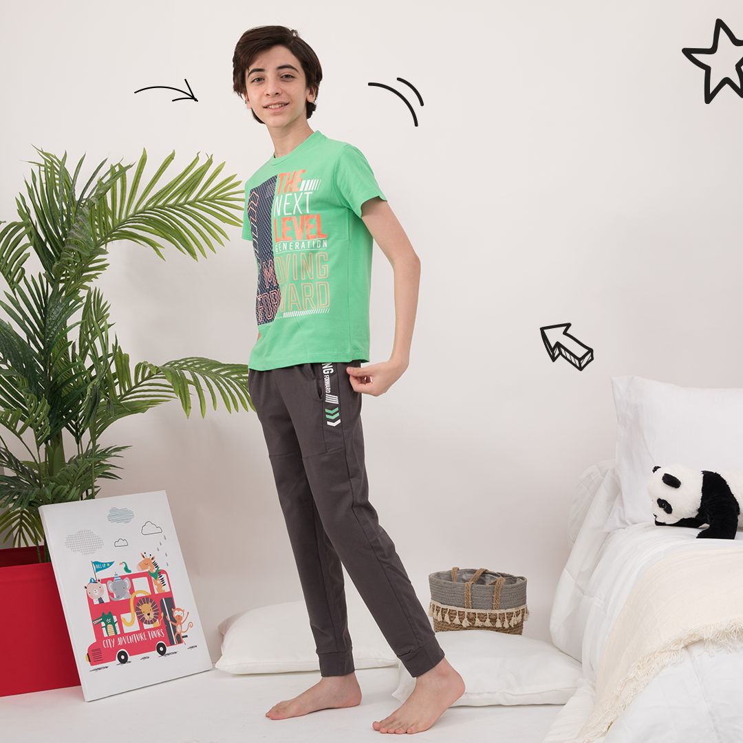 My boys NEXT LEVEL pajama pants