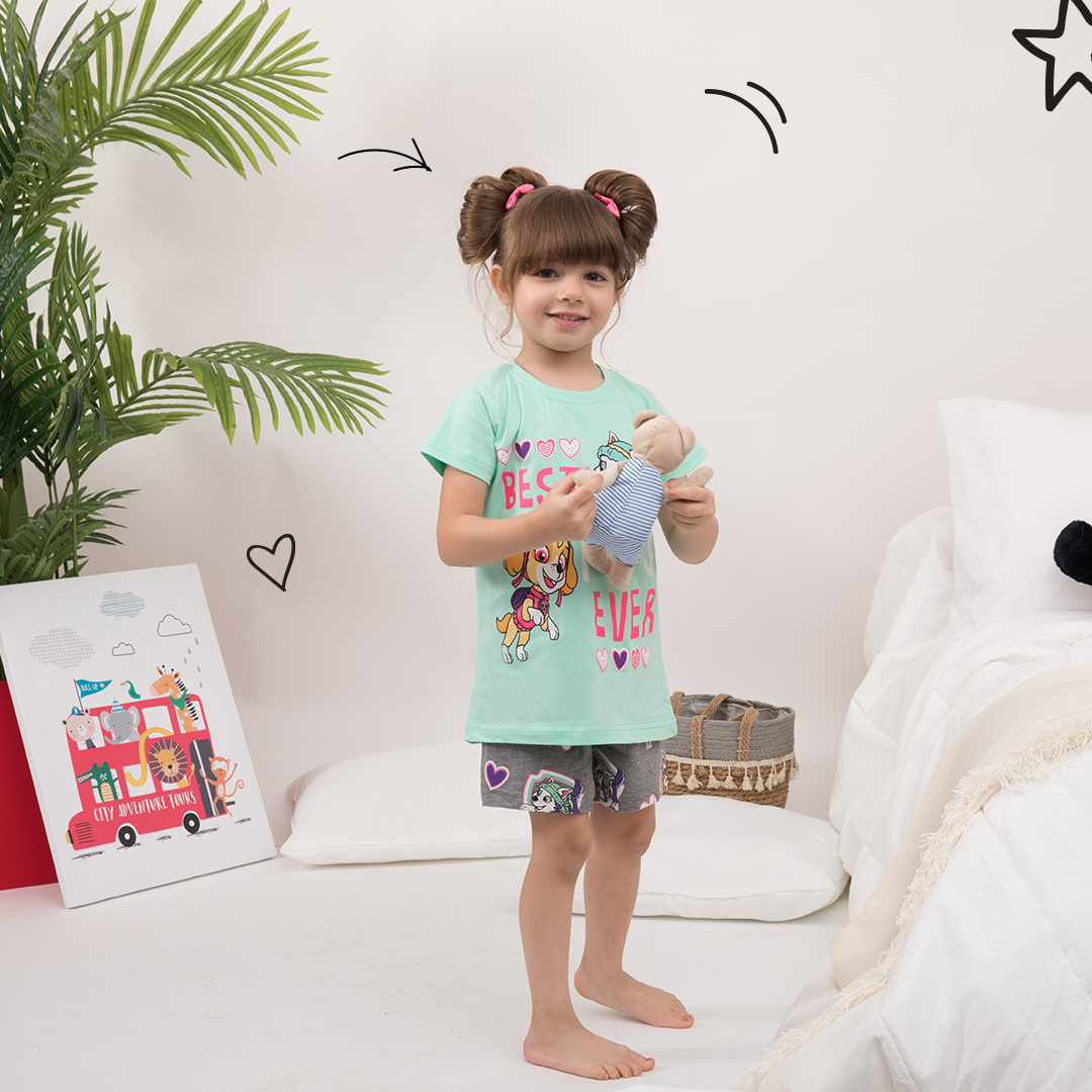 DS - Best pups Ever girls' pajamas