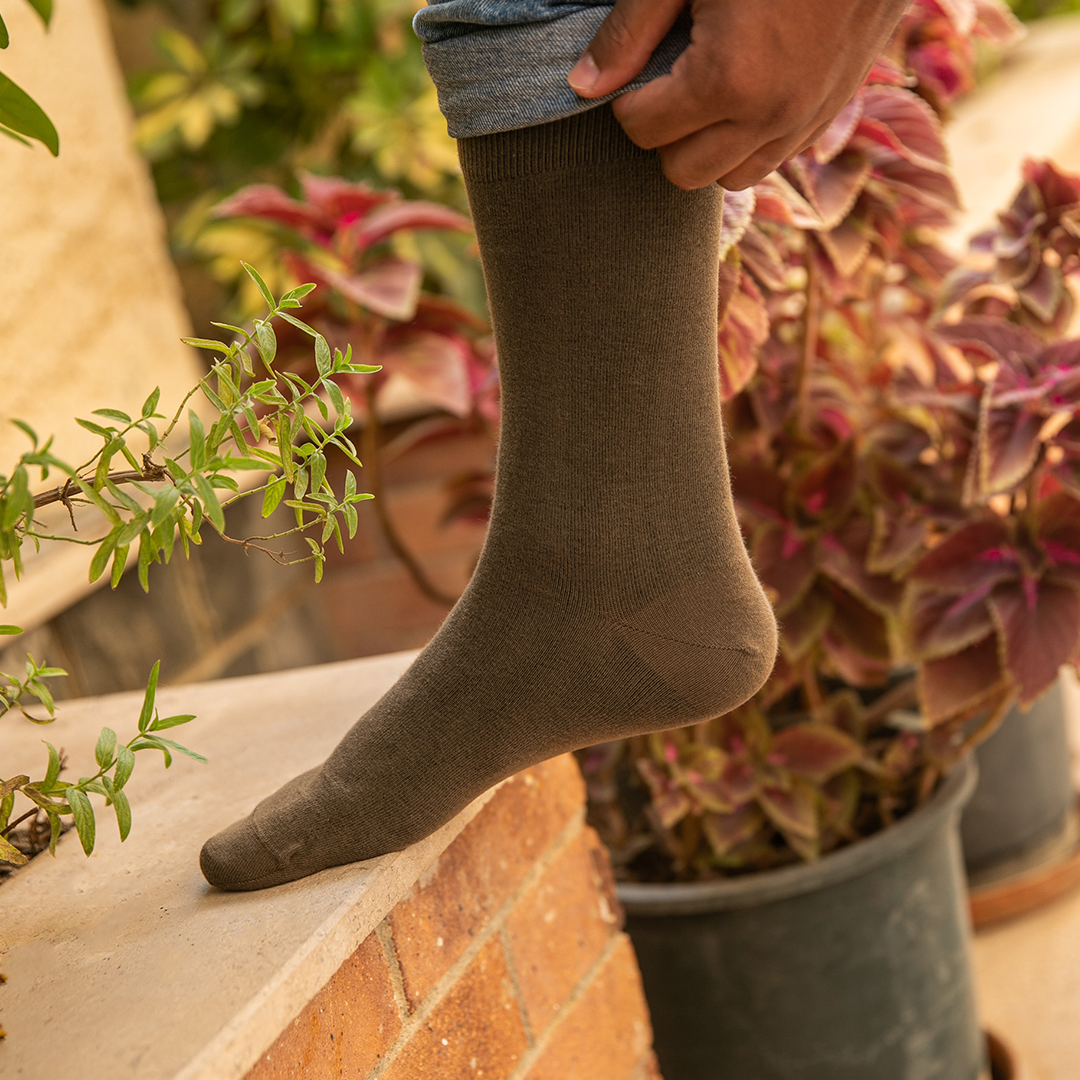 Lycra plain men's socks
