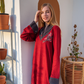 A nightshirt with buttons on the chest