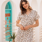 Women's brasula printed night shirt