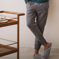 Plain Melton track pants