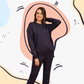 Women's Melton pajamas lined with fur