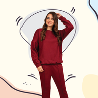 Women's Melton pajamas lined with fur